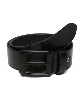 men wide belt with buckle closure