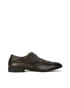 men wingtip derby shoes