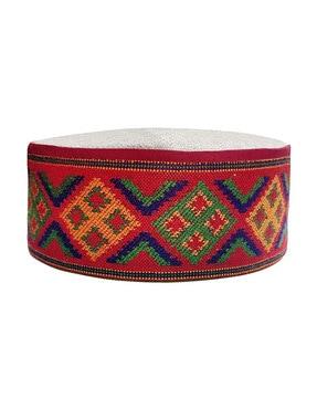 men woven kullu patti hat