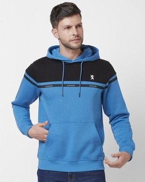 men zip-front regular fit hoodie