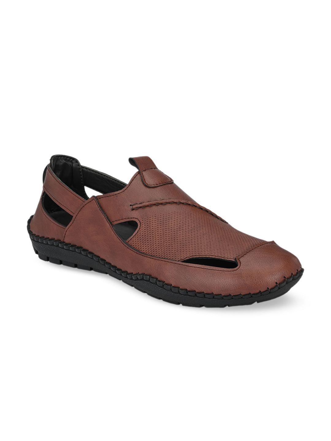 mengler men textured slip-on shoe-style mojaris