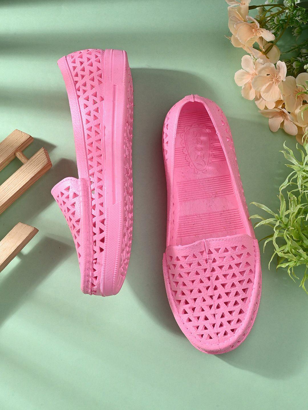 mengler women pink loafers