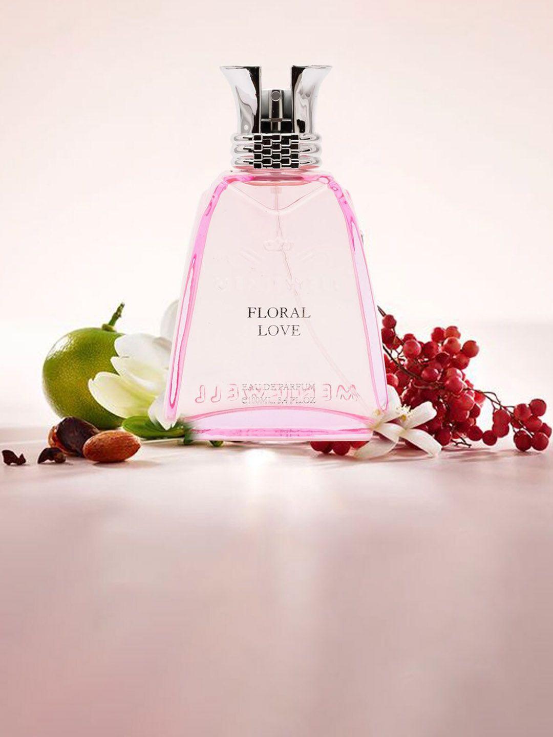 menjewell women floral love long-lasting eau de parfum - 100ml