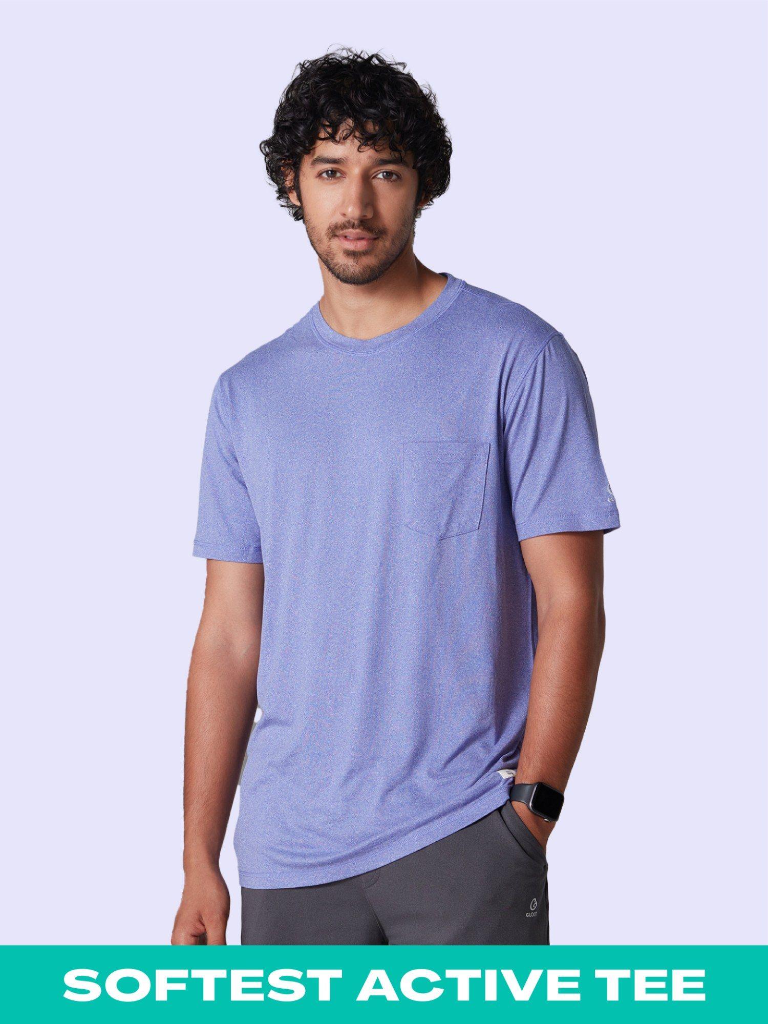 mens anti-odour t-shirt gla005 lavender