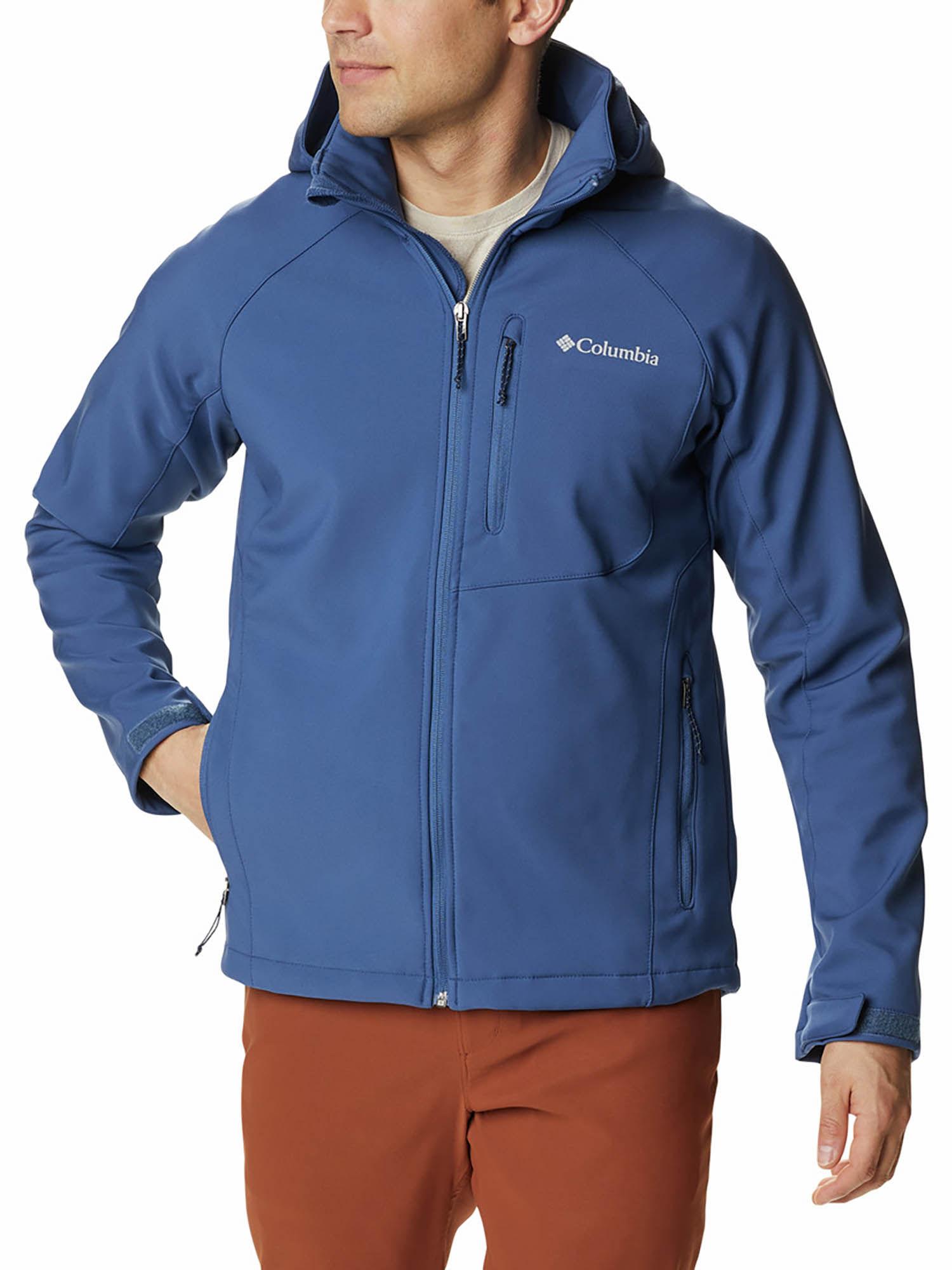 mens blue color polyester fabric full sleeve cascade ridge ii softshell jacket
