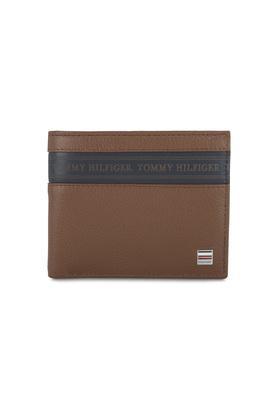 mens formal leather wallet - navy