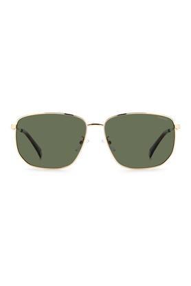mens full rim polarized rectangular sunglasses - pld 2120/g/sj5g