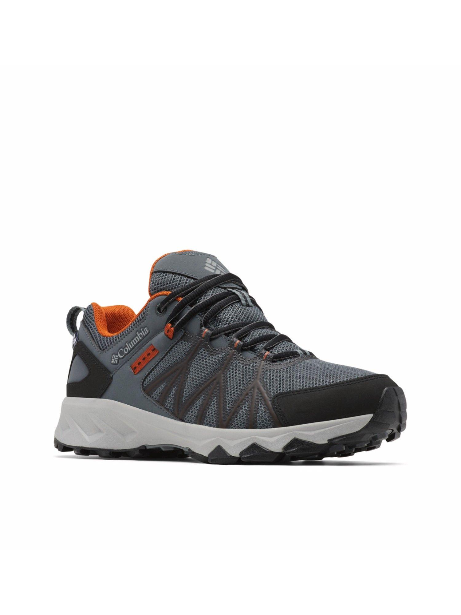 mens grey colour hiking and trail peakfreak ii outdry shoes
