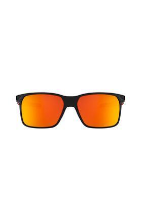 mens rectangular polycarbonate sunglasses