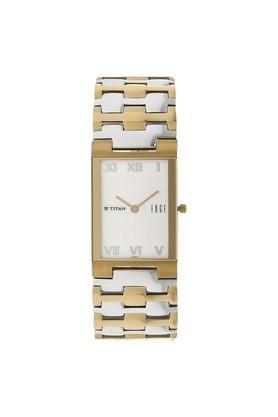mens white dial metallic analogue watch - nk1296bm02a