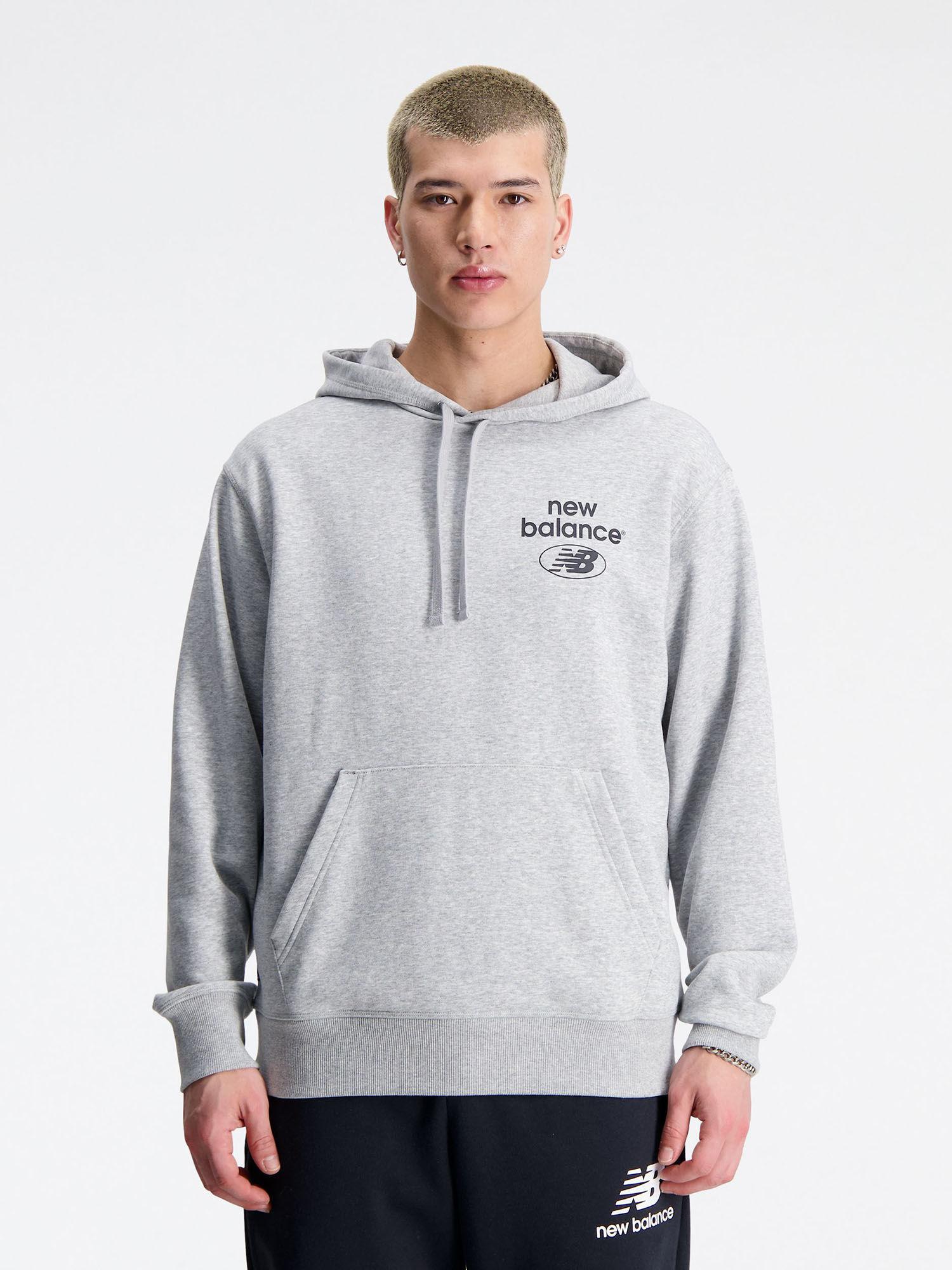 mens athletic grey hoodie