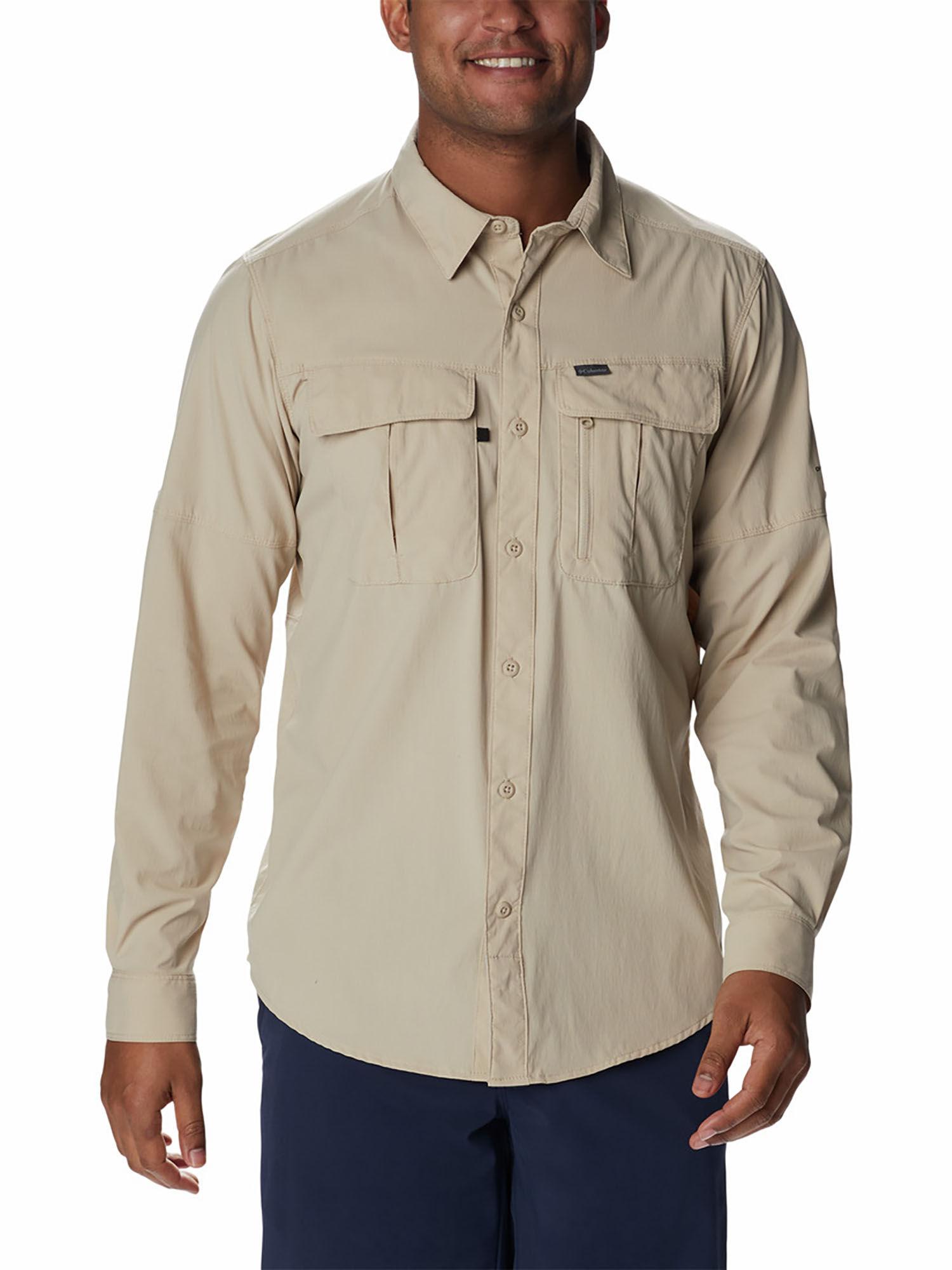 mens beige colour newton ridge ii full sleeve shirt