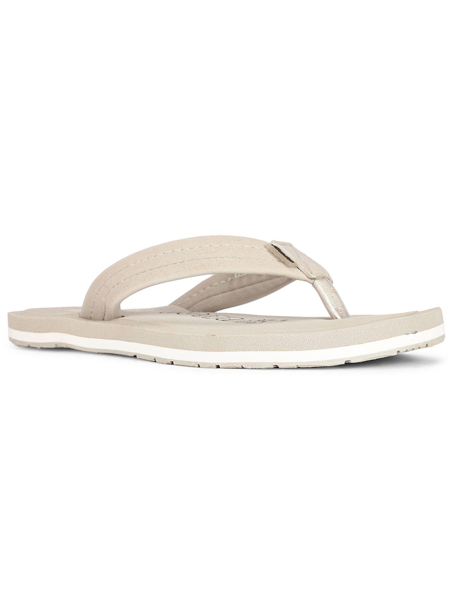 mens beige slip on casual flipflops