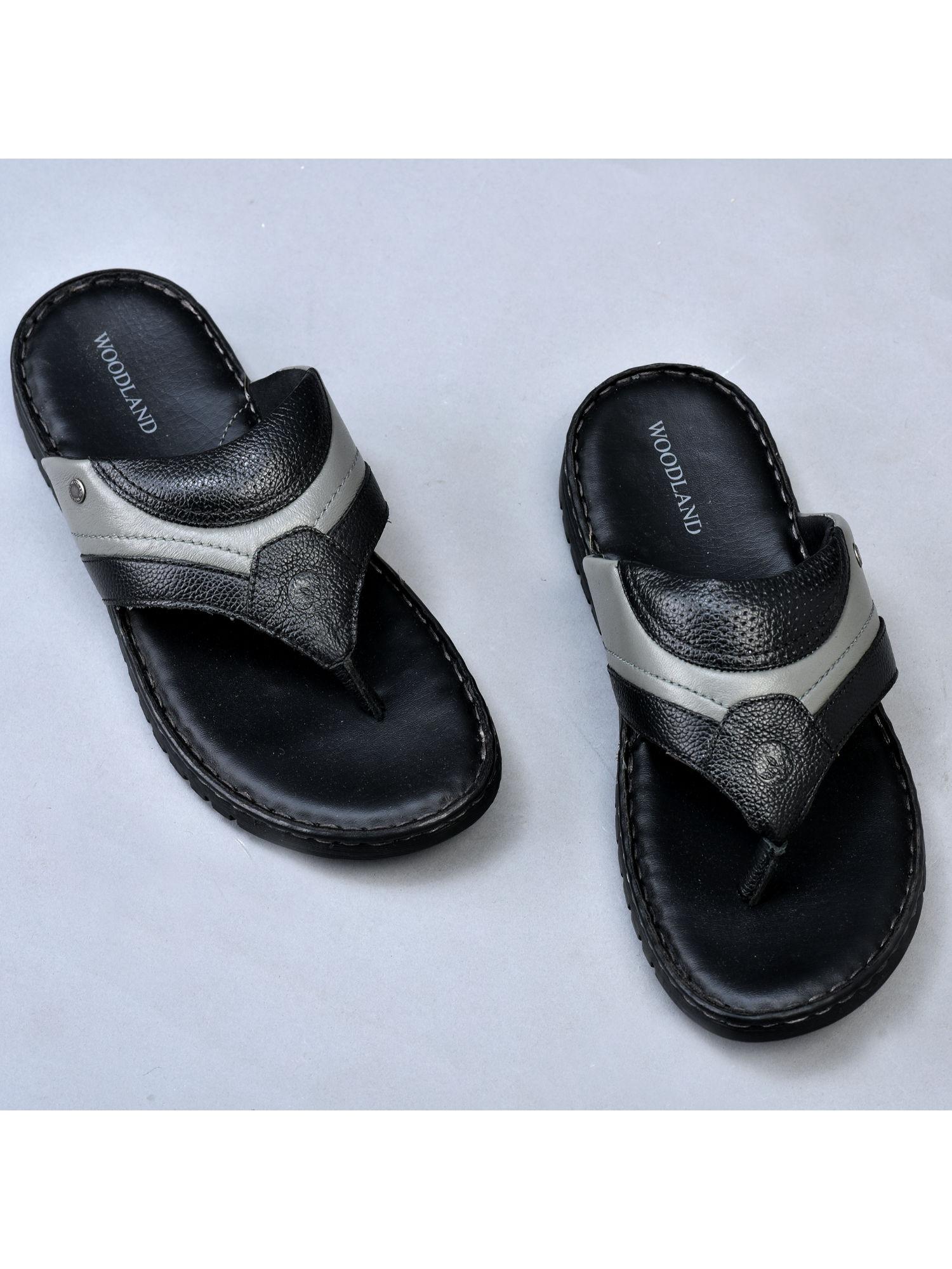 mens black casual slipper flipflops