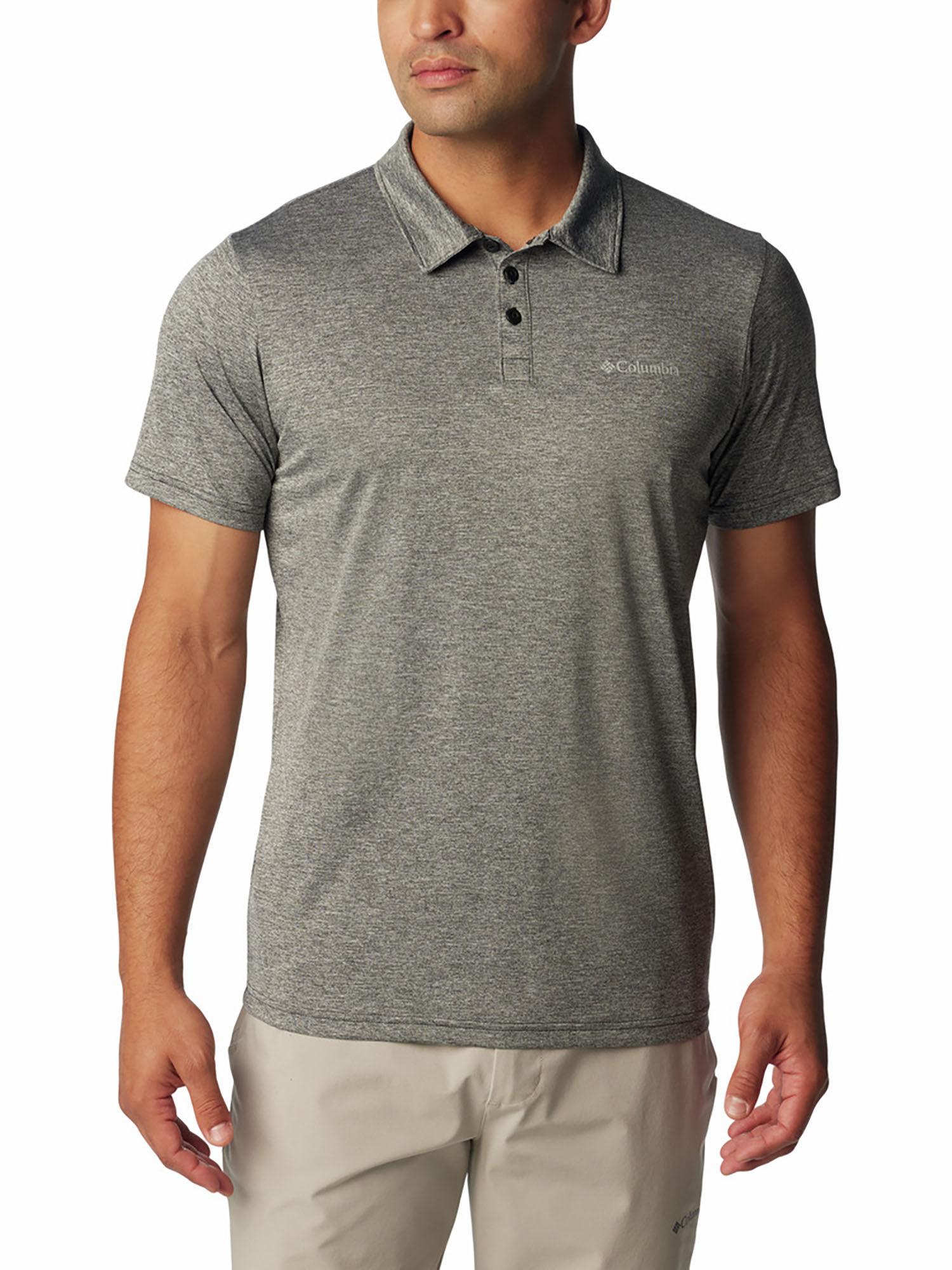 mens black hike polo t-shirt