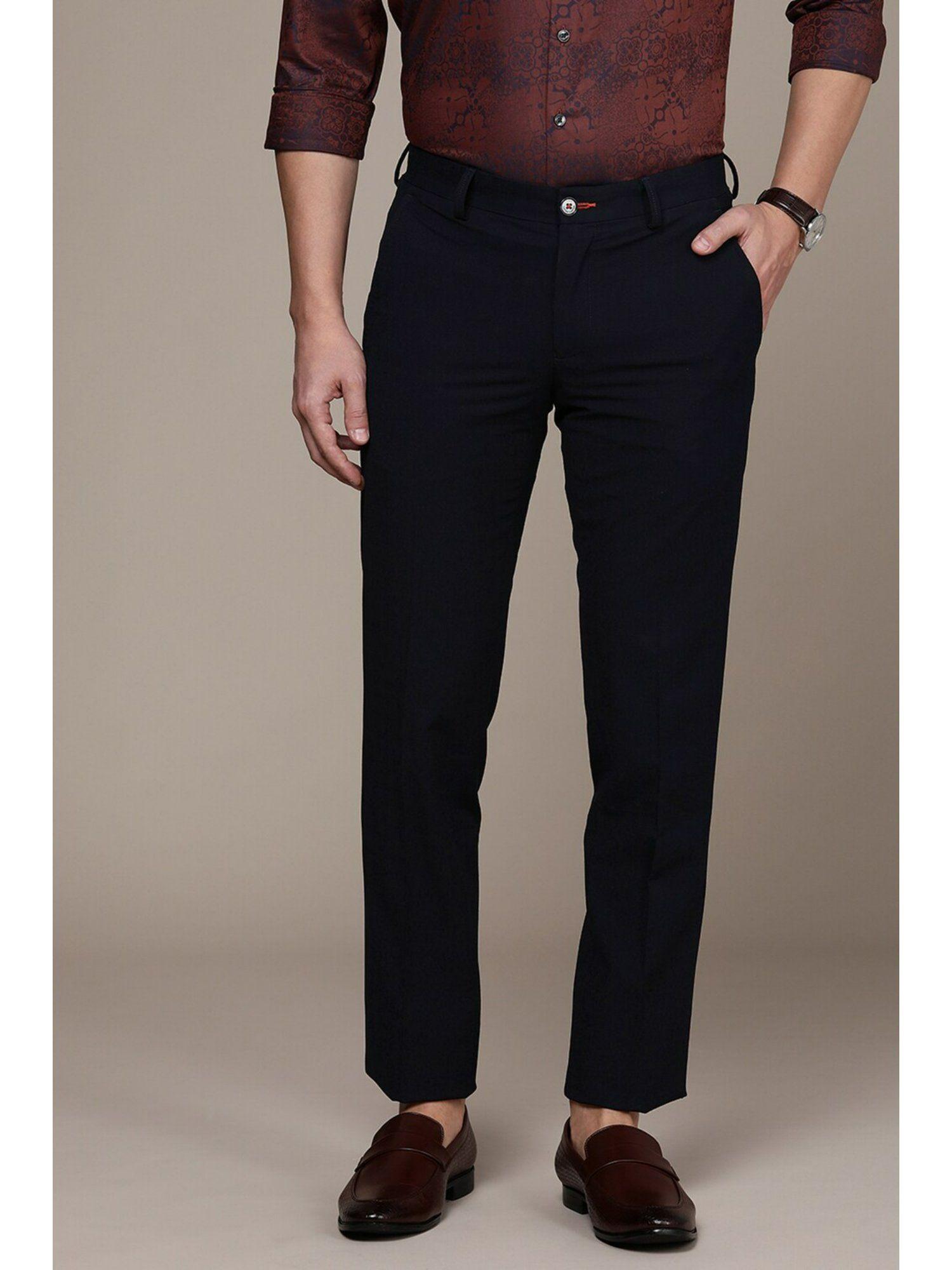 mens black trousers