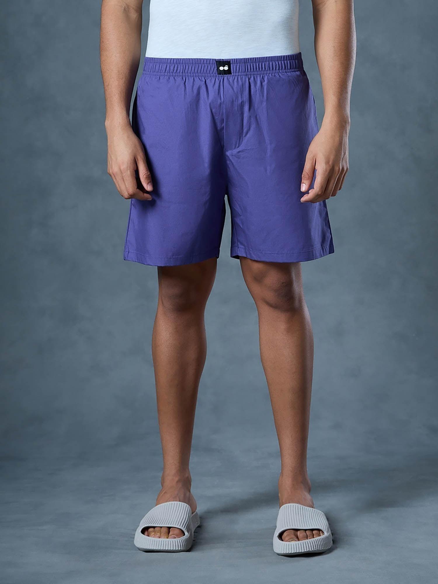 mens blue boxer