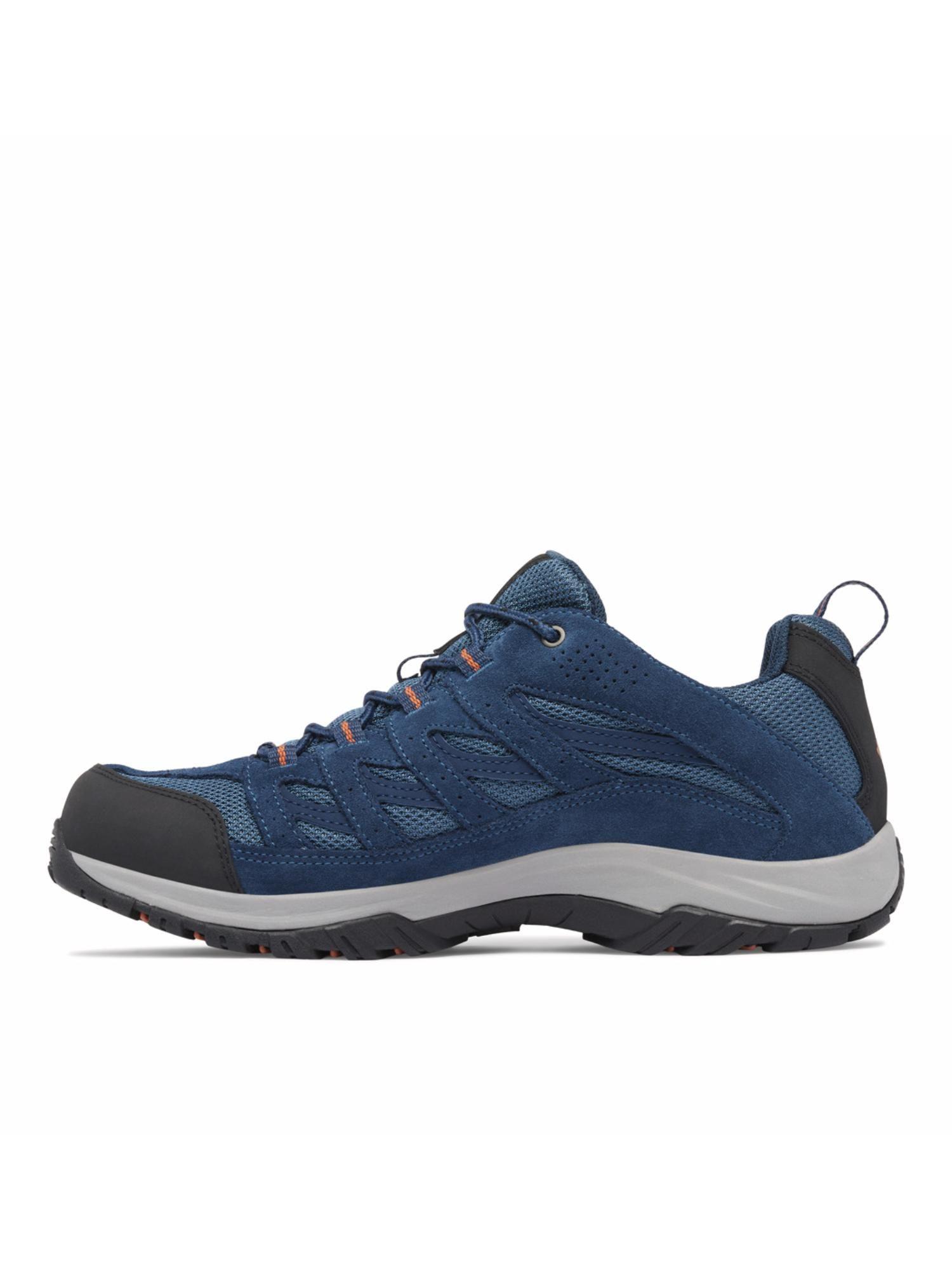 mens blue crestwood waterproof hiking & trek shoe