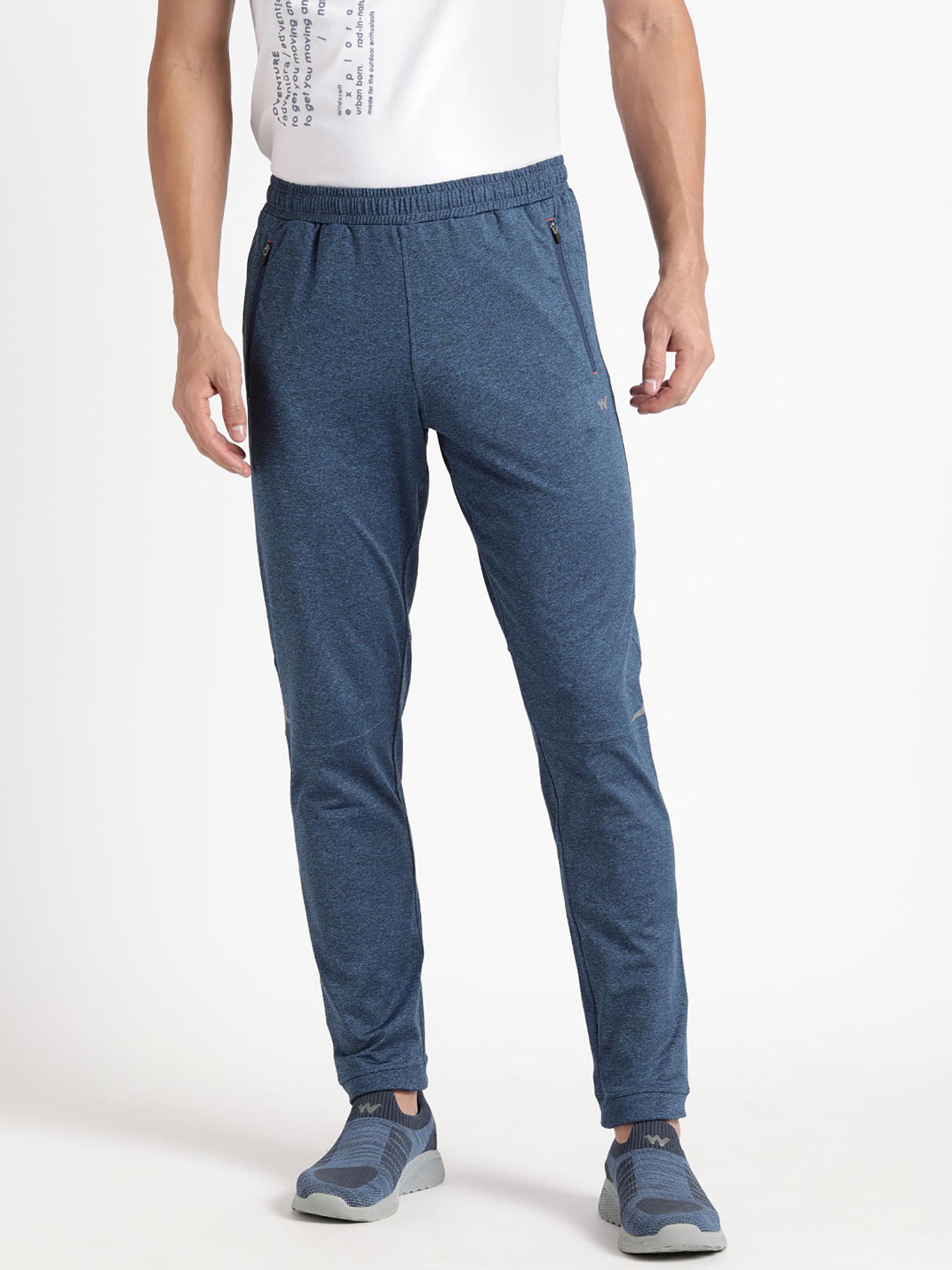 mens blue regular track pant