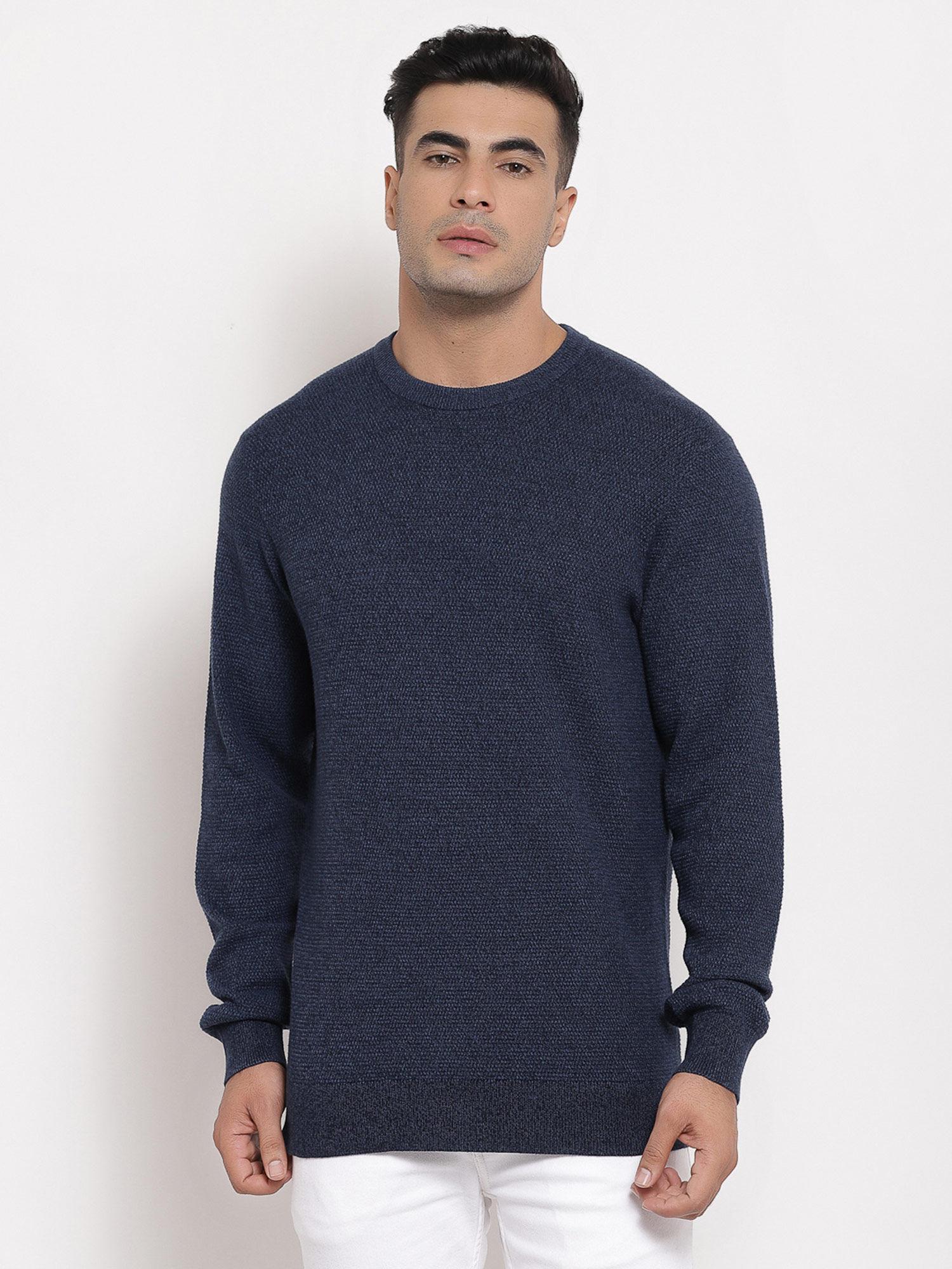 mens blue sweater