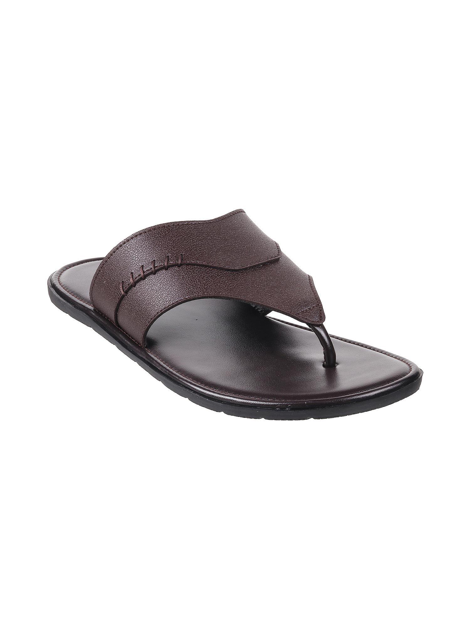 mens brown flat chappalsmochi mens brown sandals