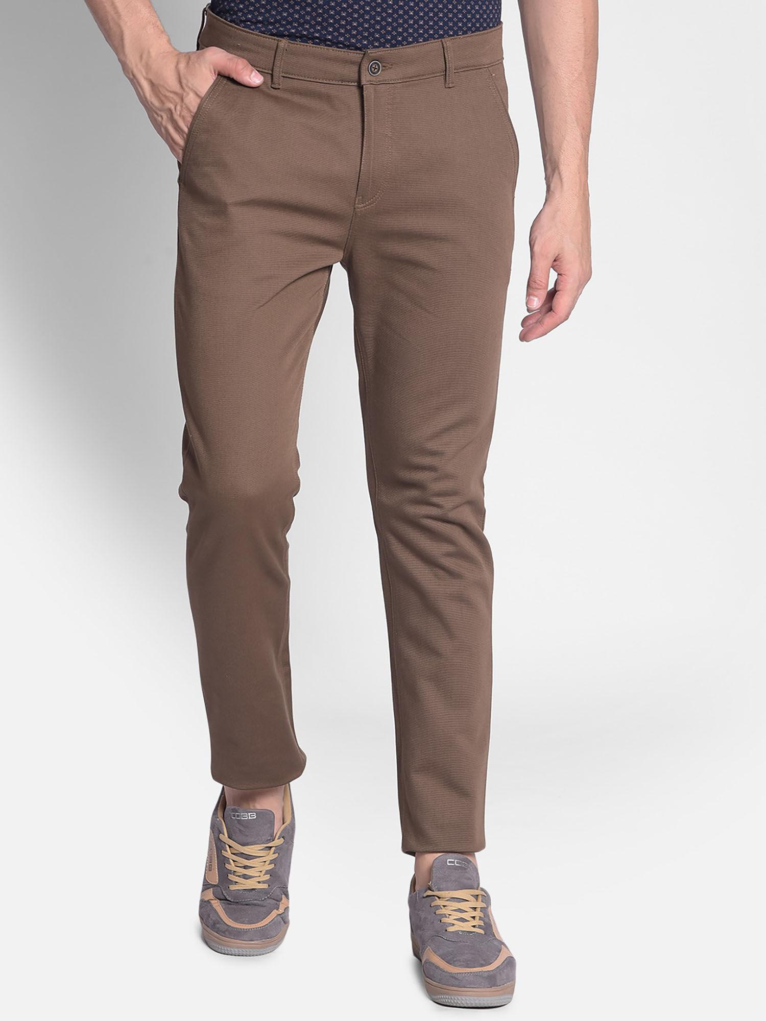 mens brown trouser