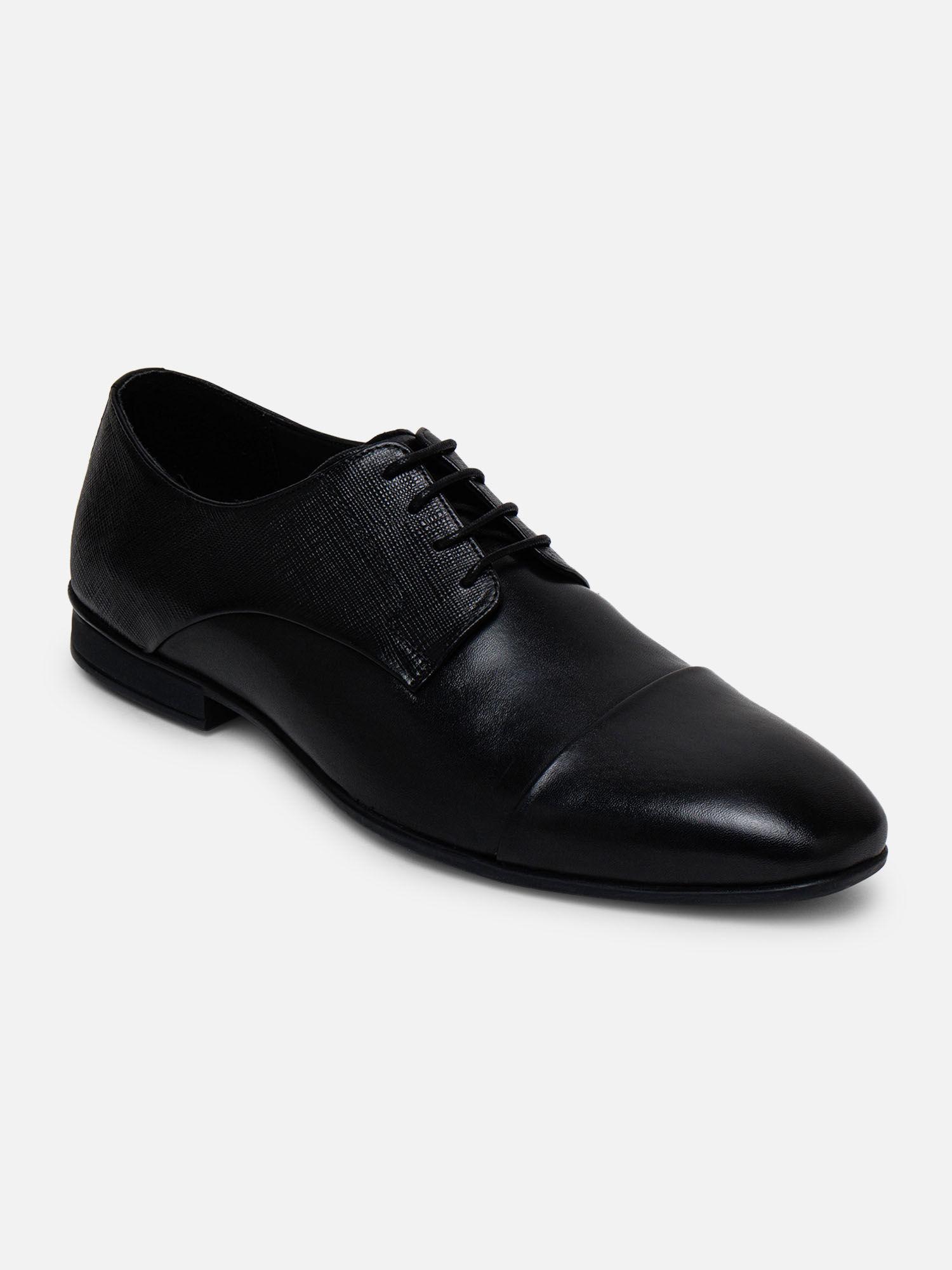 mens casual lace-ups oxfords formal shoes black