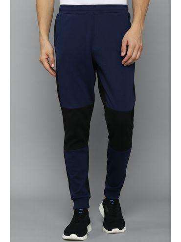 mens colorblock navy jogger pants