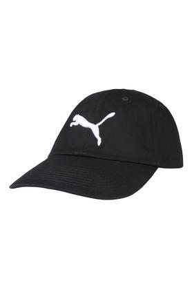 mens embroidered cap - black