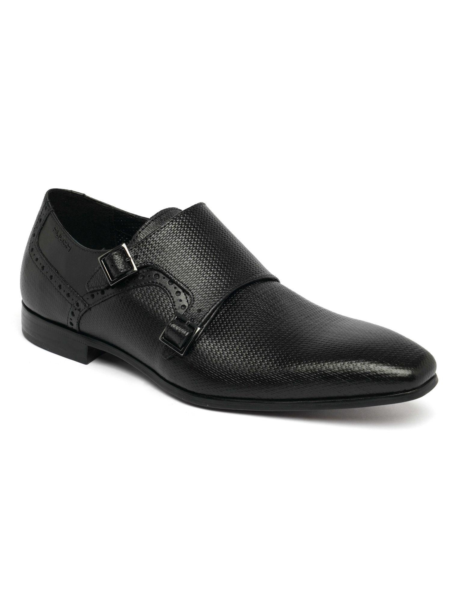 mens footwear work monk formal black