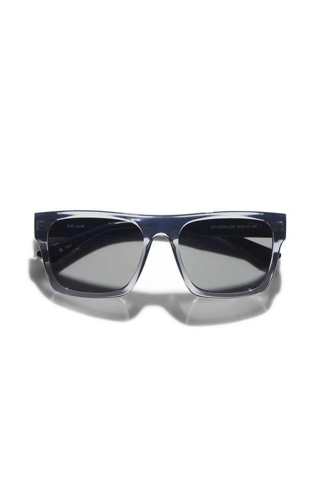 mens full rim non-polarized square sunglasses