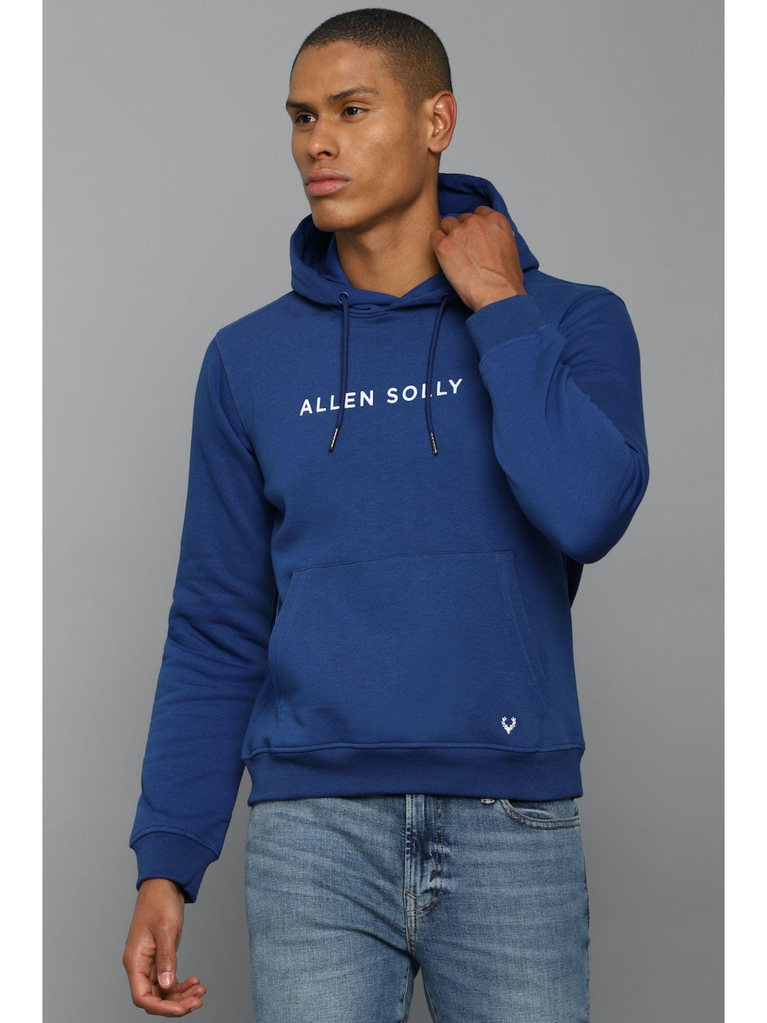 mens graphic blue sweatshirt