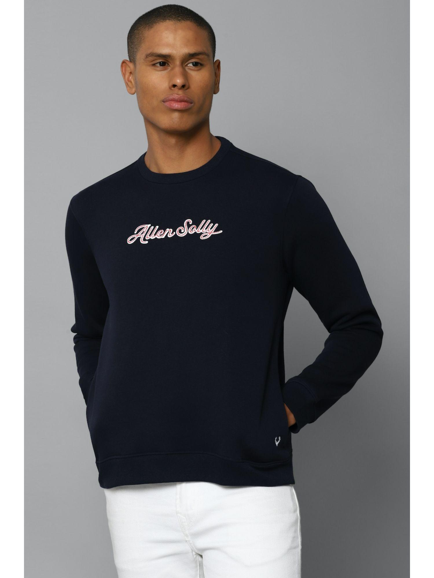 mens graphic navy sweatshirt