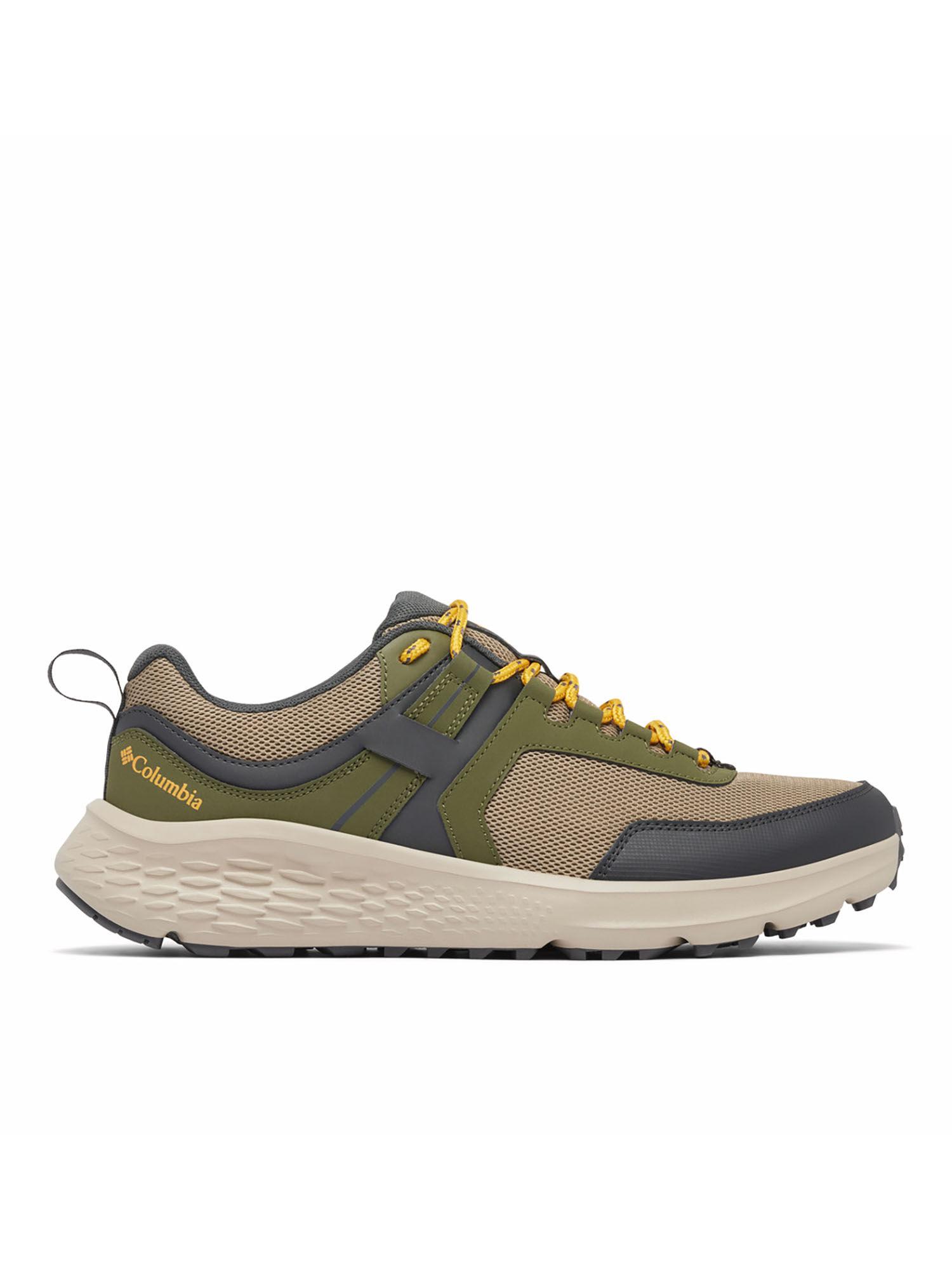 mens green konos low hiking and trekking shoes