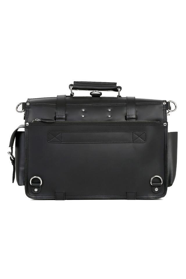 mens italian leather laptop bag multifunctional executive briefcase