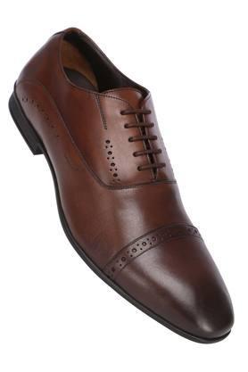 mens lace up oxfords - brown