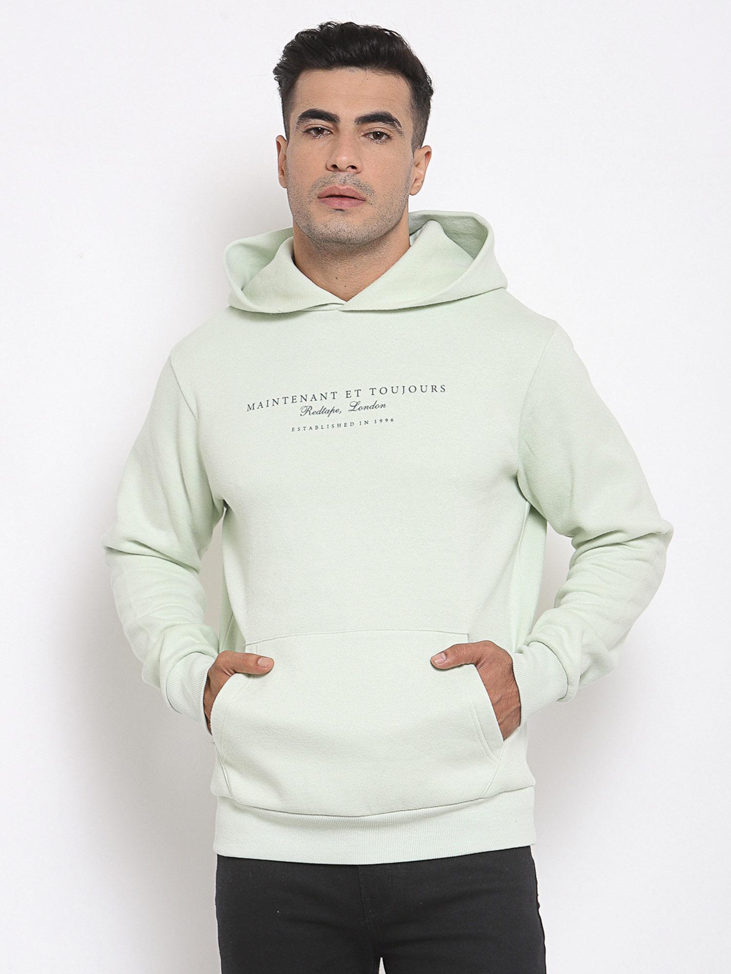 mens mint green hoodie