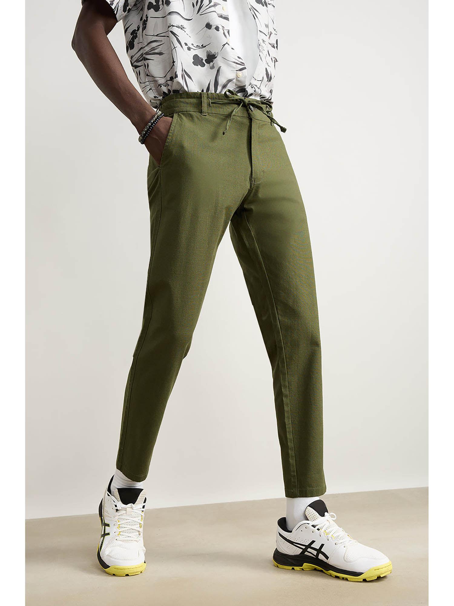 mens mint green summer trouser