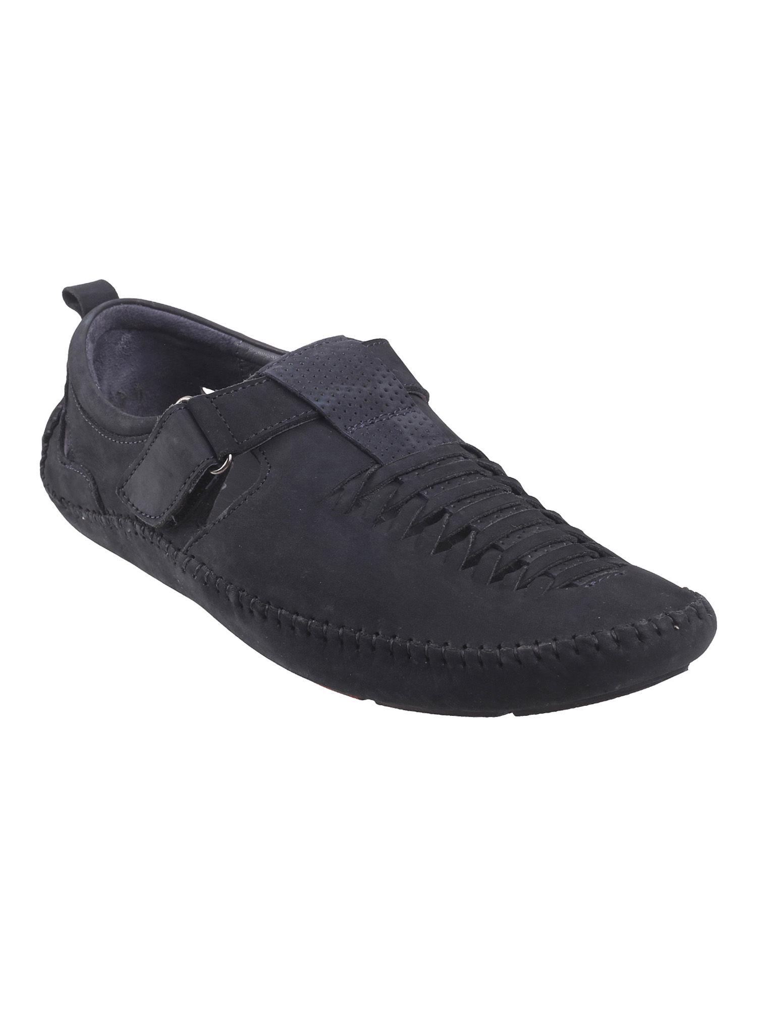 mens navy-blue flat casual sandalsmetro men's blue sandals