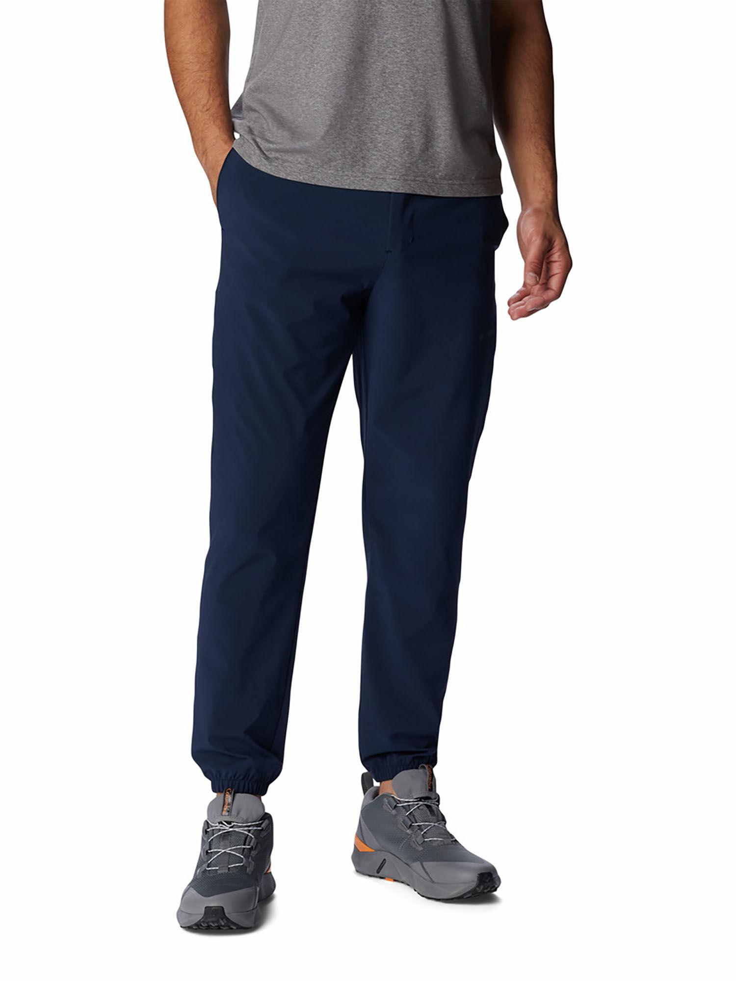 mens navy blue hike tapered joggers