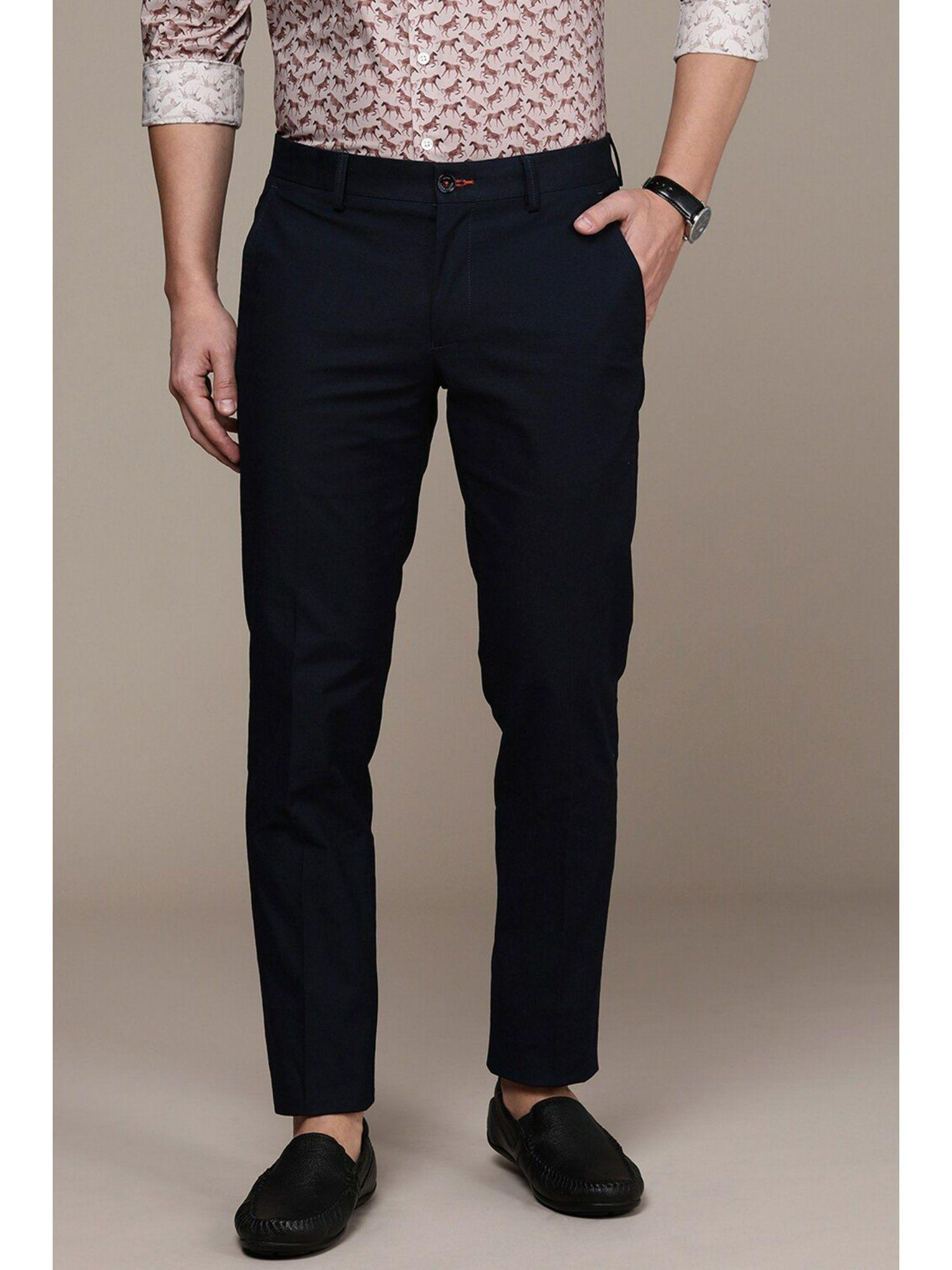 mens navy trousers