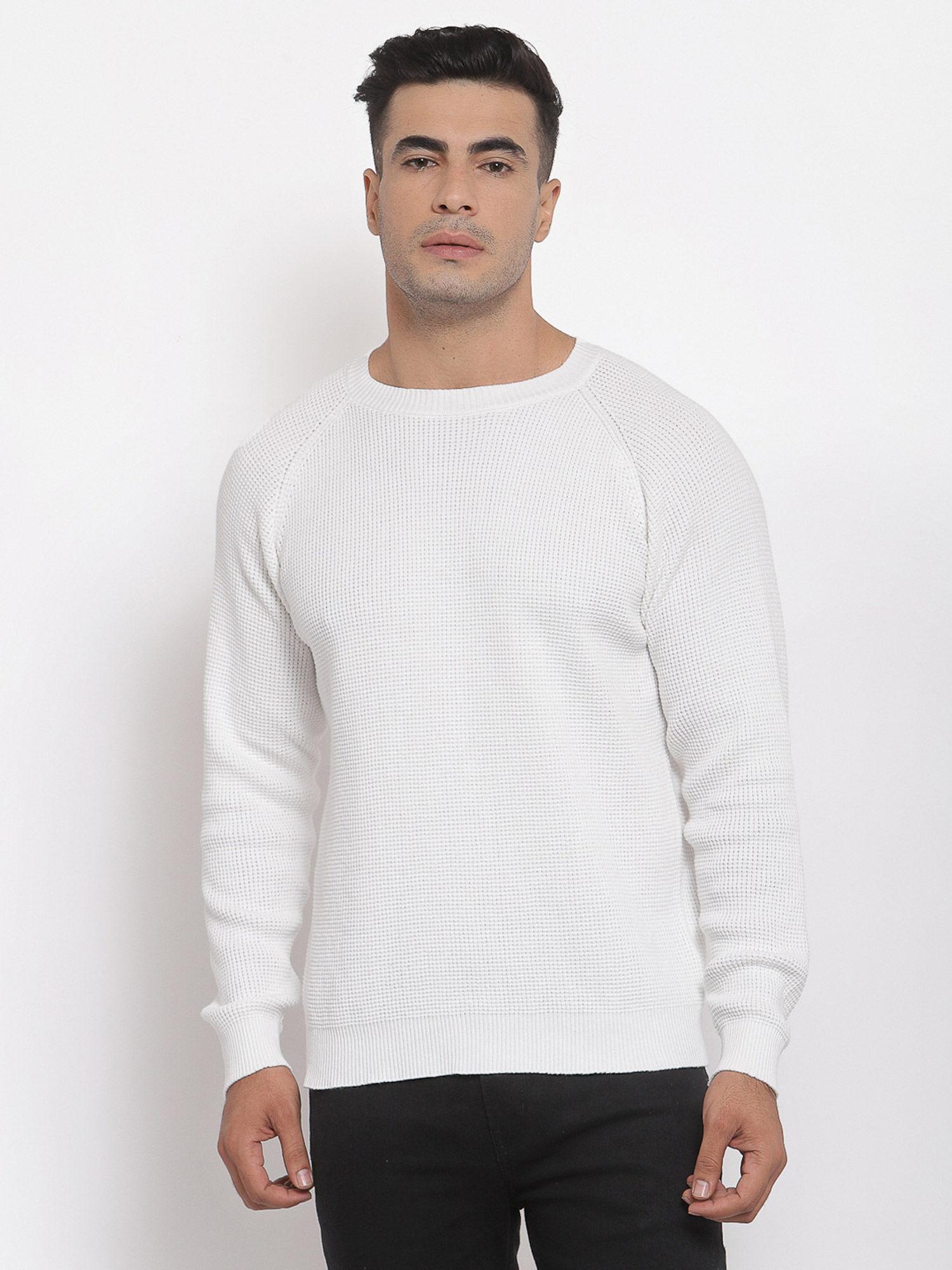 mens off white sweater
