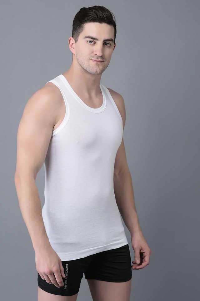 mens pack of 3 premium cotton vest