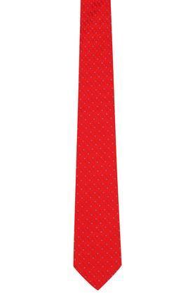 mens printed tie - red