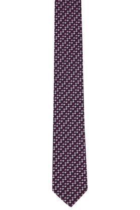 mens printed tie - violet