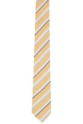 mens printed tie - yellow