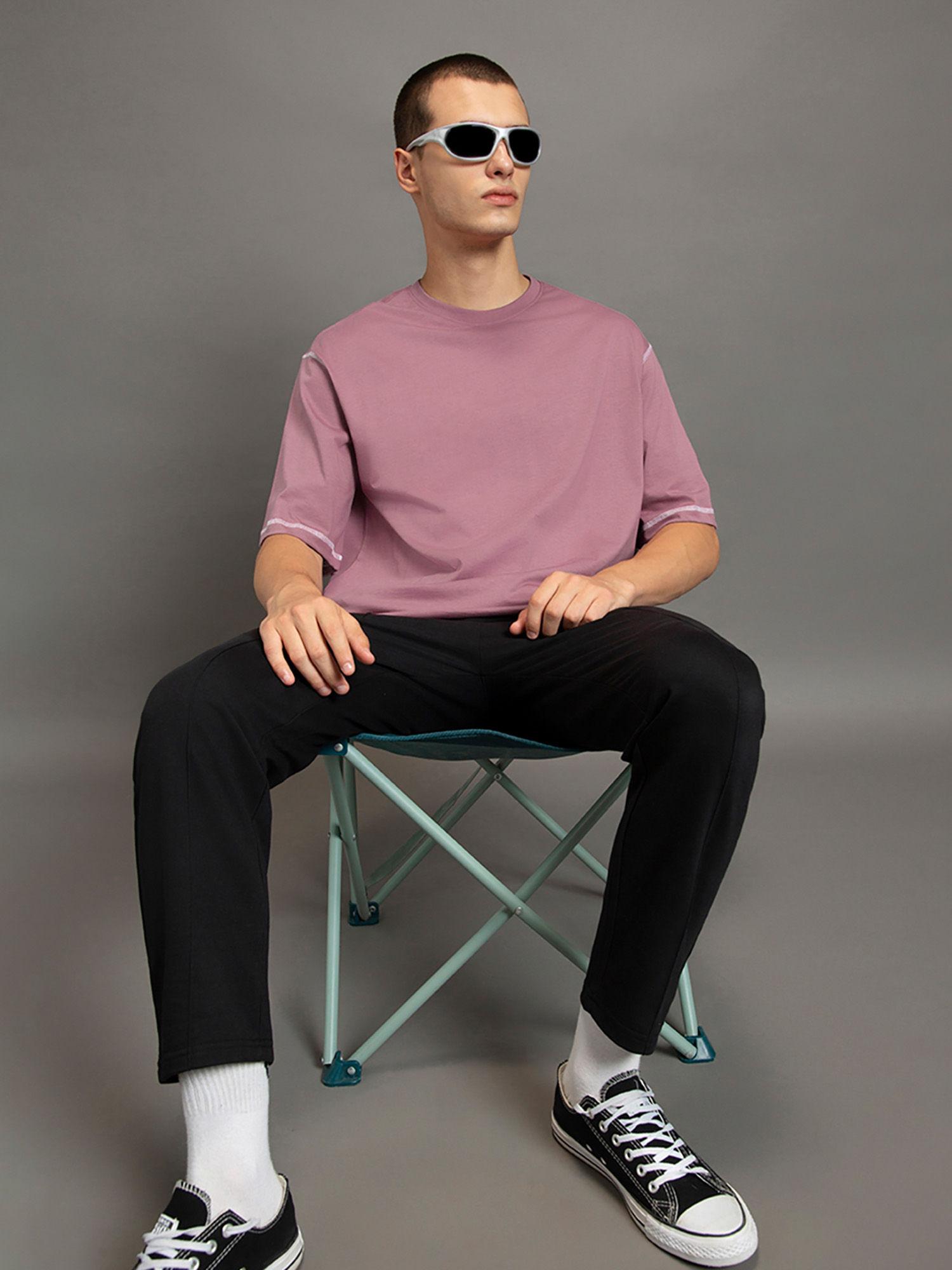 mens purple oversized t-shirt