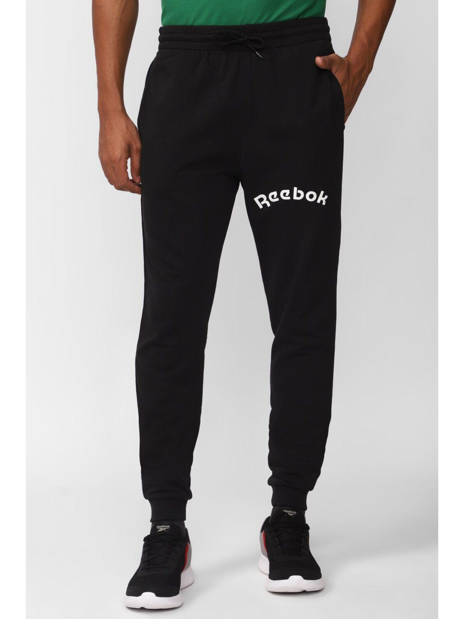 mens ri arch logo jogger black