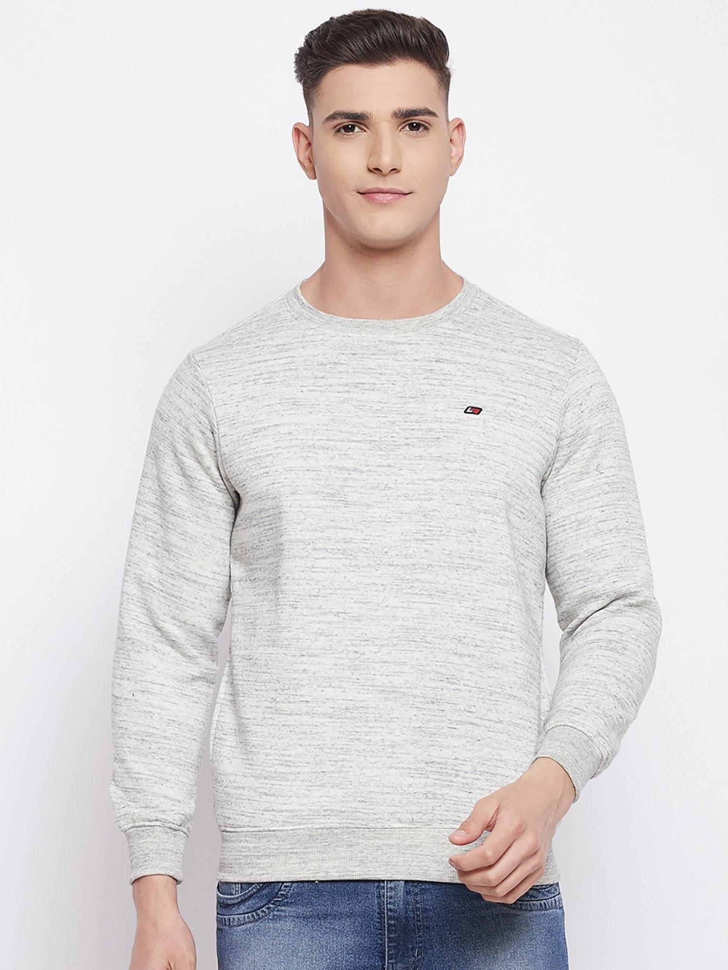 mens round neck full sleeve sweatshirt