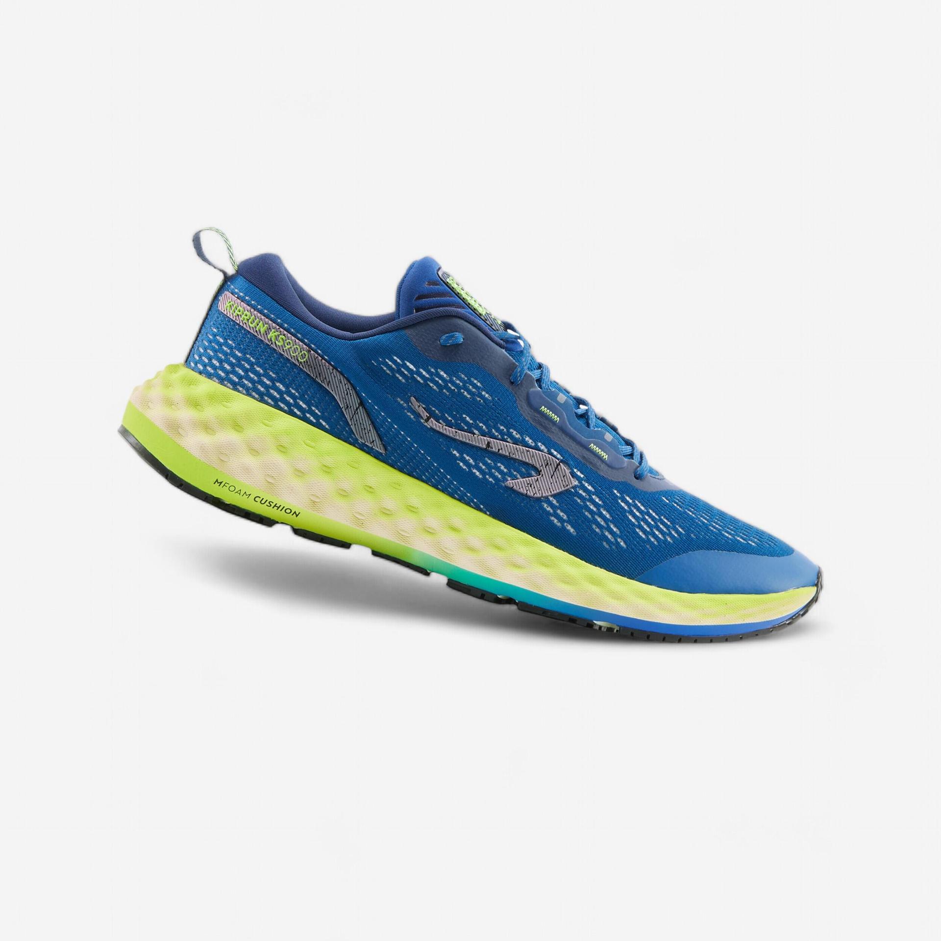 mens running shoes kiprun ks900 - blue yellow